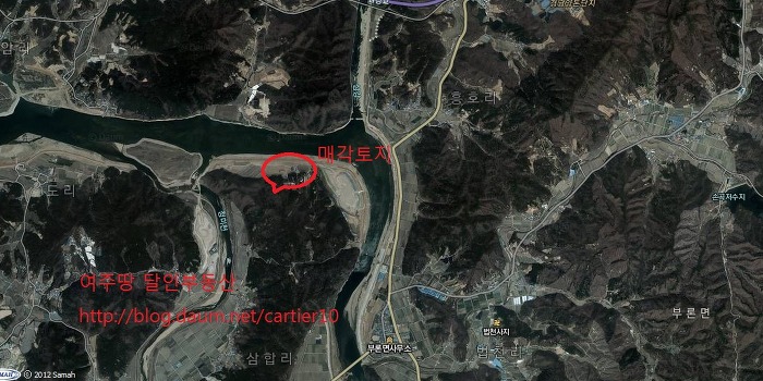 여주땅,여주부동산 매매 점동면삼합리 강보이는 관리지역 1400평 평당 15만원매매 2억