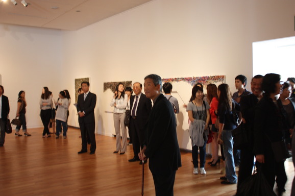 “작가 재조명-신성희, 한순자”展  오프닝날