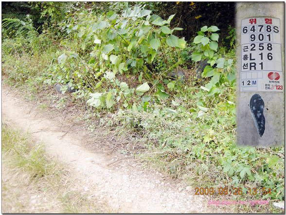 금북정맥10구간(차도고개 - 장재 -  장승고개 - 죽림고개 - 안흥진)