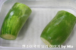 한 여름의 별미 【애호박 순대와 양파링 전】