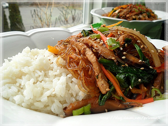 중국집 잡채밥보다 훨~~~씬 맛있는 매콤한 잡채밥 만들기~~