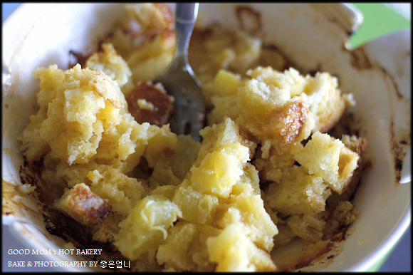 파인애플과 빵이 만난 맛있는 브레드푸딩~