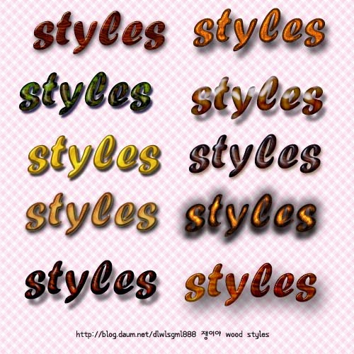 wood styles