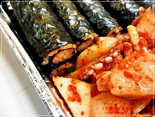 충무김밥 이미지