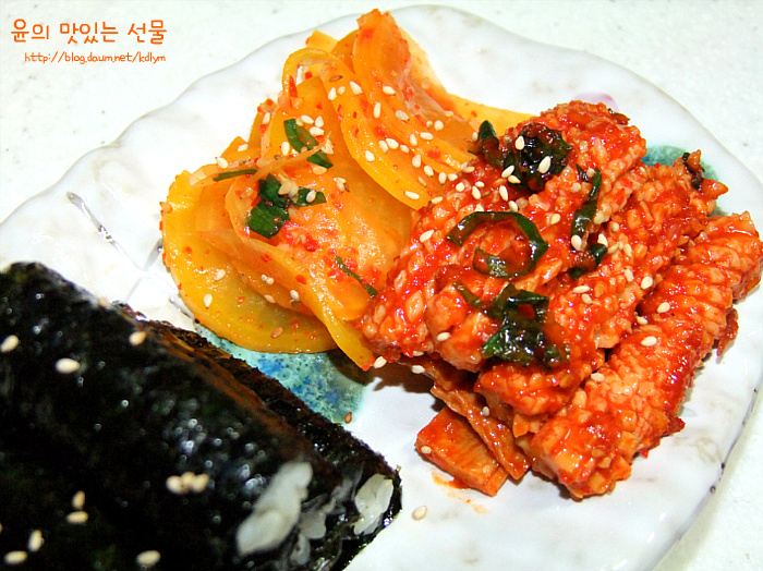 어부아내의 마음을 본받아 만든 내맘대로 충무김밥 도시락
