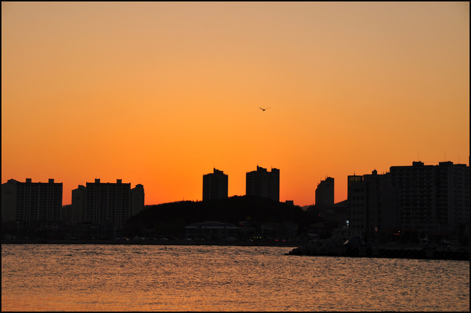 오랜만에 보는 일몰