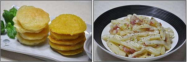 ♪ 제 철 맞은 감자반찬 2가지- 베이컨감자볶음 & 카레감자전