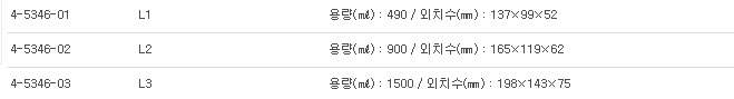 AIRTIGHT CASES PE,밀폐용기(칸템폿트) 