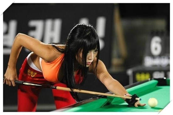 상황과 당점에 따른 대회전 사진설명