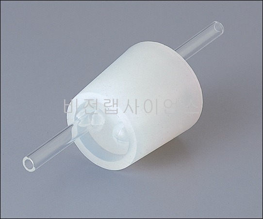 구멍뚫린마개(적색고무),PLUGS WITH HOLE RED RUBBER