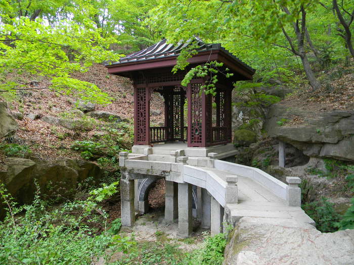 부암동 석파정 마무리 (별채, 북쪽 산책로, 소나무, 석파정, 경계벽 벽화)