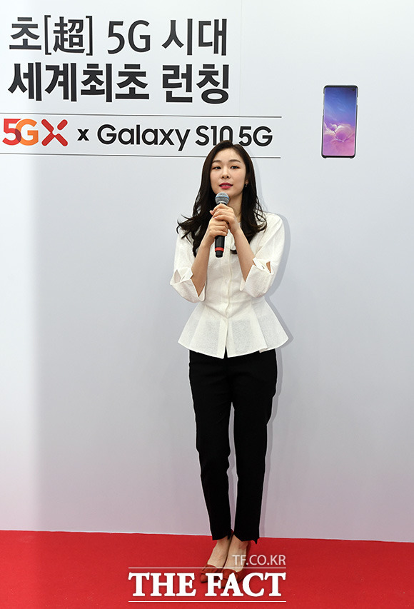 2019/04/05 #YunaKIM #김연아 SK  갤럭시 S10 5G 개통식 참석  기사 포토 