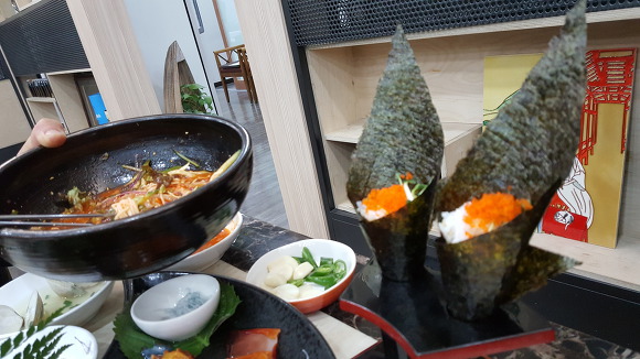 배터지게 잘먹고~~