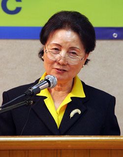 석은옥 여사 - 강영우 박사의 부인