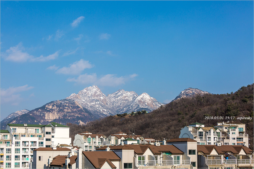 삼각산 풍광(2018.03.01)